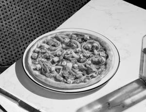 Paneer Corriander Pesto Pizza