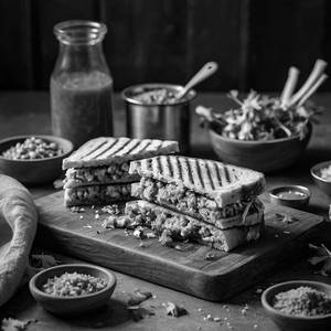 Paneer Keema Sandwich