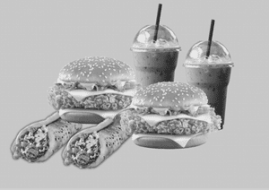 Double Cheese Chicken Burger Combo 2