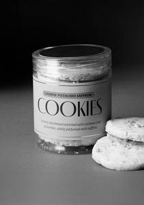 Cashew Pistachio Saffron Cookies Jar