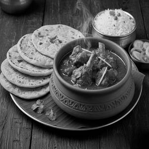 Handi Mutton(2 Piece) + Rice