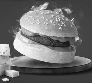 Barbeque cheesy delight burger