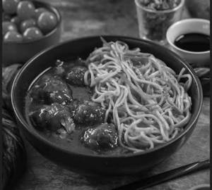 Veg Manchurian And Veg Noodles