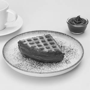 Nutella Chocolate Waffle Sandwich
