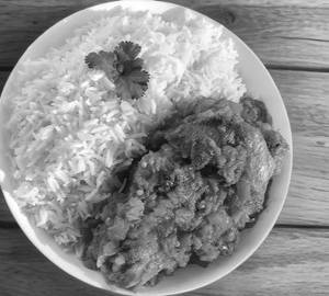 Chickenfry with White Rice