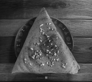 Onion masala dosa