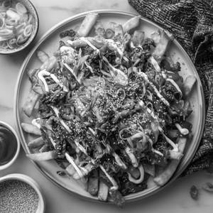 Korean Chicken Loaded Fries