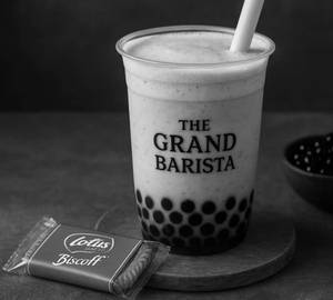 American Lotus Biscoff Bubble Tea