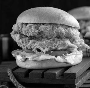 Premium Fried Chicken Burger