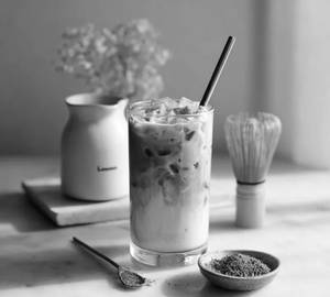 Ice Matcha Latte Oats Milk