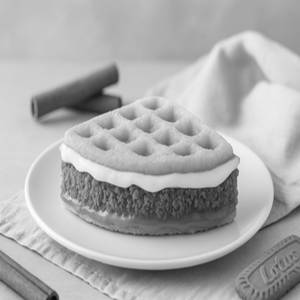 Cheesy Biscoff Waffle