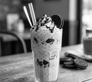 Cream and cookies