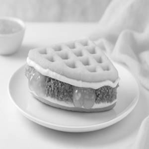Cheesy Mango Waffle