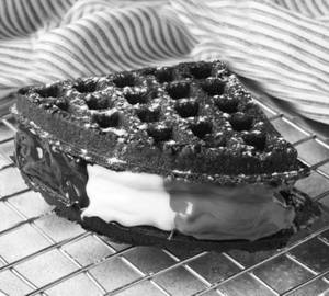 Double Chocolate Waffle (Eggless)