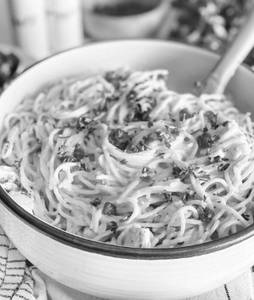 Fusilli Alfredo Pasta