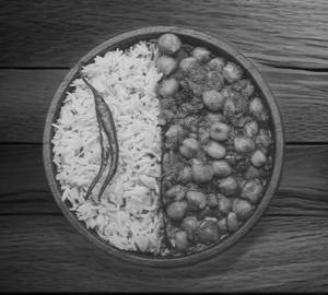 Chole + Jeera Rice