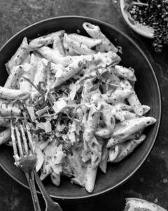 Penne Alfredo Non Veg Pasta