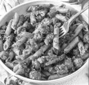 Fusilli Arrabbiata Non Veg Pasta
