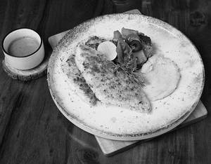 Muddica Crusted Baked Fish