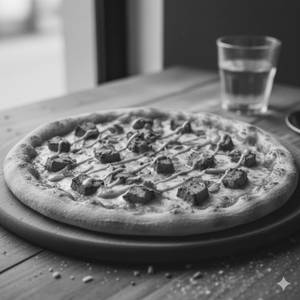 Chicken tandoori pizza