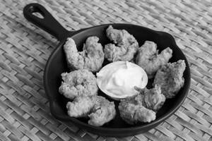 Golden Fried Prawns