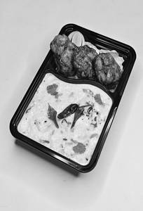 3pcs Chicken Kebab + Curd Rice
