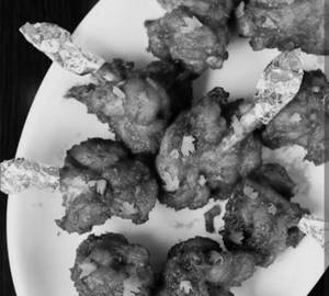 Chicken lollipop cheese sauce