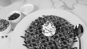 Chocolate overload waffle