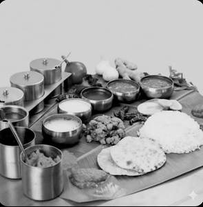 Andhra Veg Meals (serves 2)