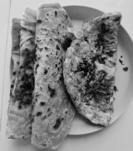 Egg Omelette with Paratha
