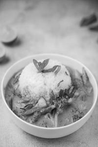 Green Thai Curry With Rice