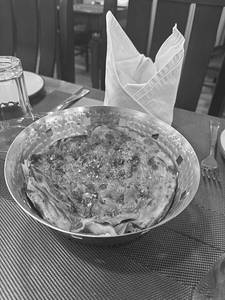Laal Hari Mirch Paratha