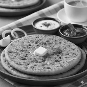 Aloo Pyaz Paratha