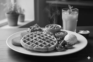 Waffle Breakfast Platter