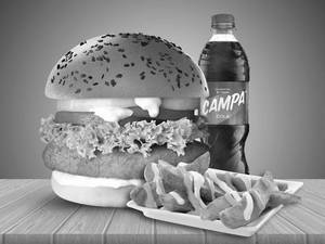 Crispy Chicken Club Burger Combo