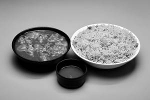 Veg Fried Rice 750 Mlwith Gobi Manchurian