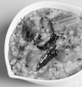 Sambar Rice With Papad