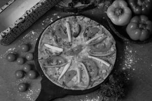 Baby Corn Pizza