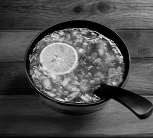 Veg lemon coriander soup