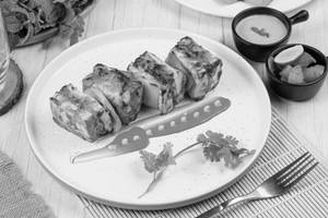 Saffron and apricot paneer tikka