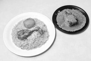 Chicken Biryani+chicken Chaap