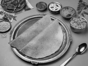 Plain Dosa (2Pc) with Paneer Burji