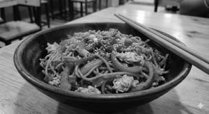 Egg schezwan noodles