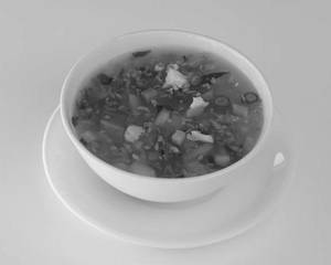 Veg Burnt Garlic Soup