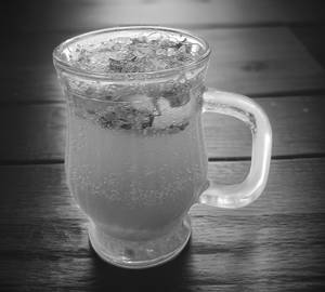 Blue lagoon mocktail