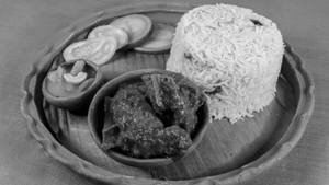 Basanti pulao & mutton kasha combo