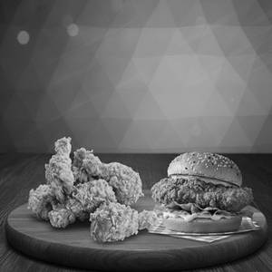 Lollipop 4 Pc +chicken Crunchy Burger