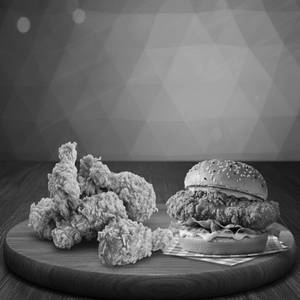Lollipop 4 Pc +chicken Crunchy Burger
