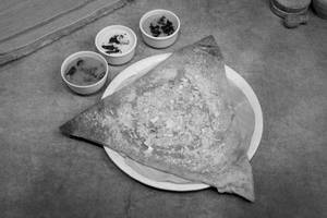 Butter Podi Onion Dosa