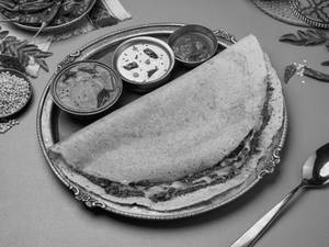 Millet Ghee Karam Dosa